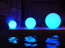 LED Illuminated spheres